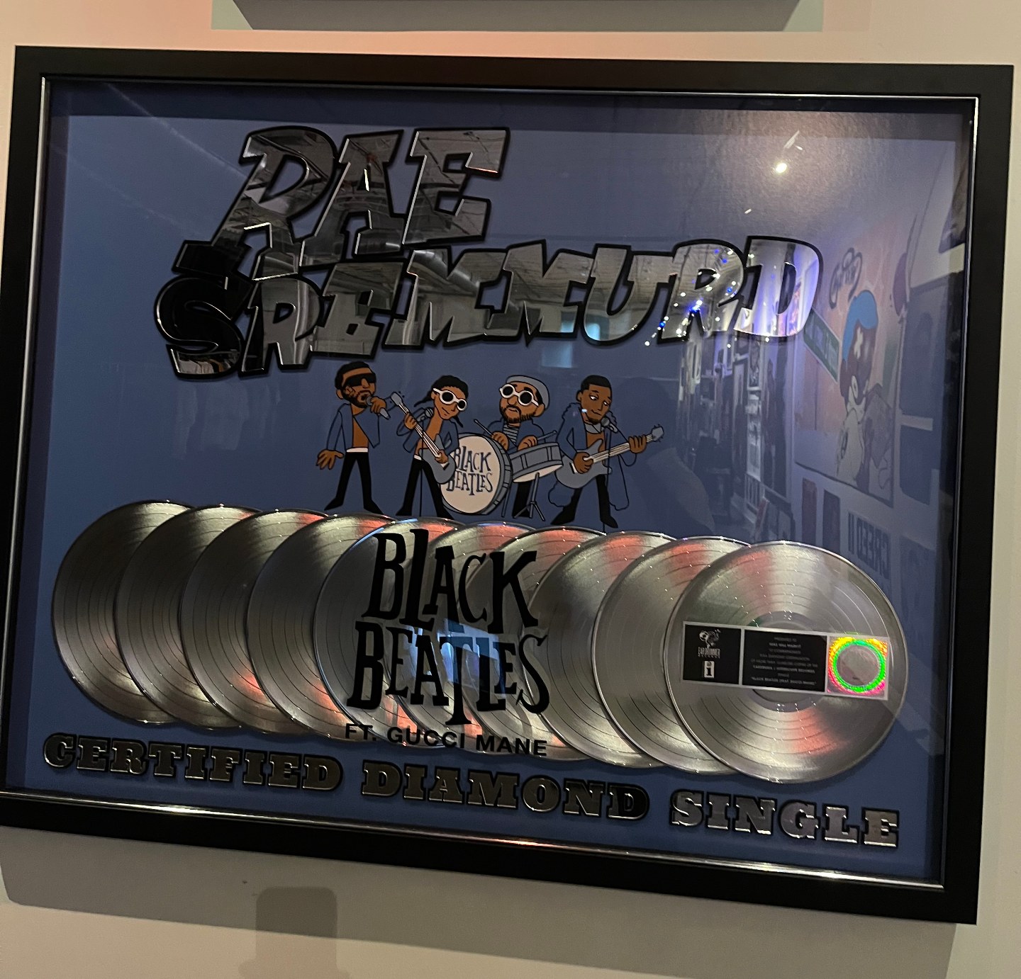 Rae Sremmurd ft. Gucci Mane — Black Beatles plaque