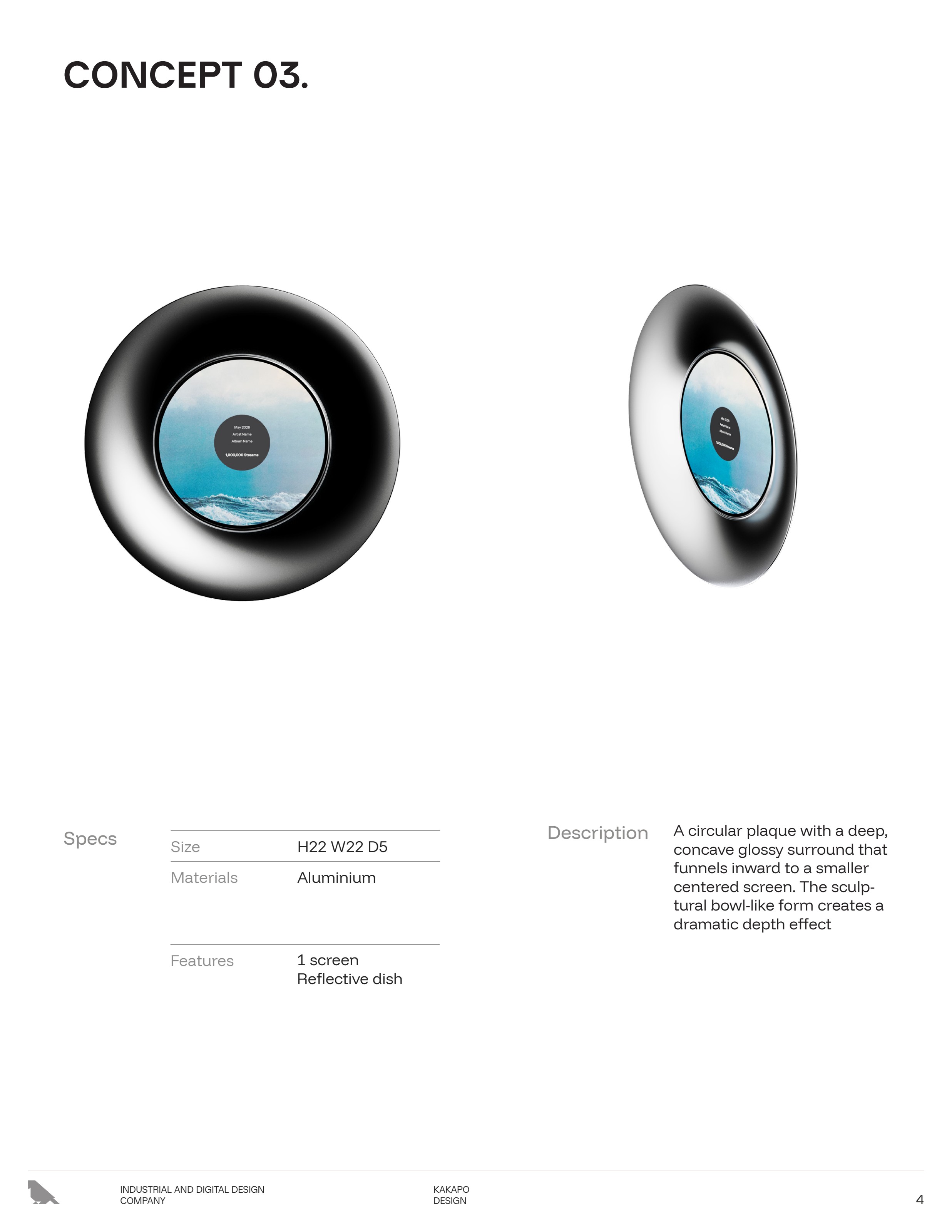 Concept 3 — Concave Dish