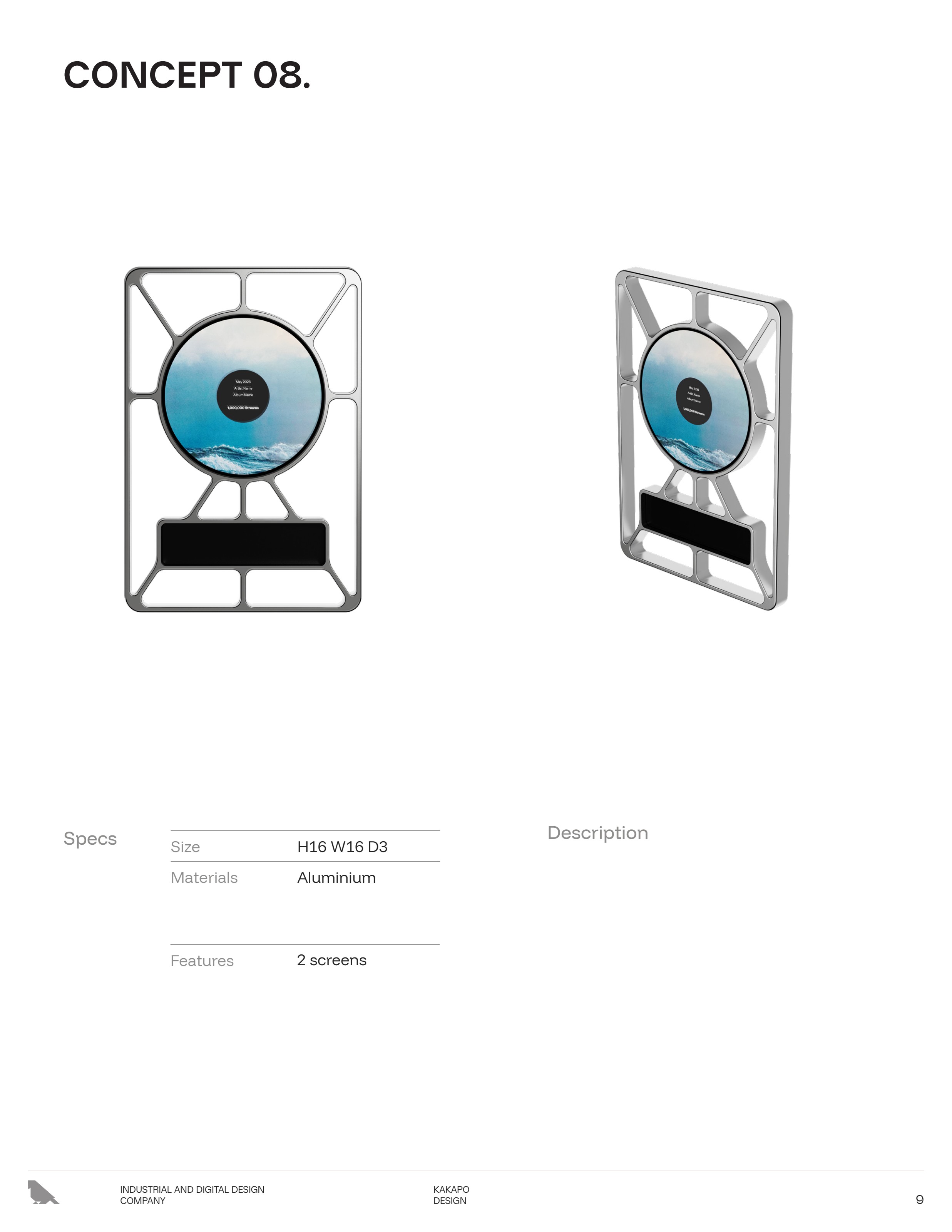 Concept 8 — Trophy Frame